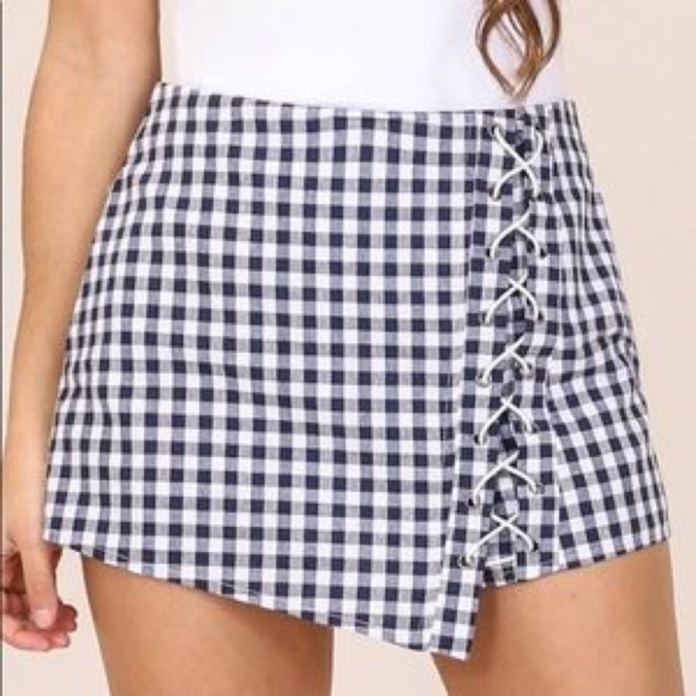 Showpo Gingham Skort